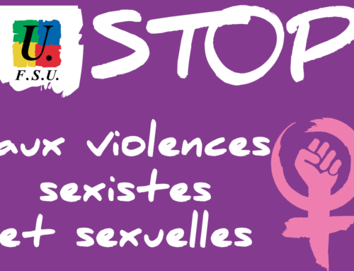 Contre les violences sexistes et sexuelles, avec la FSU : On court le 22 novembre et on manifeste le 23 à Lille, 14h, Opéra.