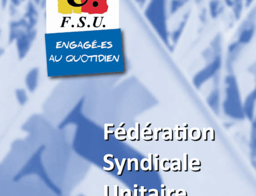 Livret de présentation de la FSU