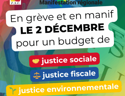 Toutes et tous en grève et en manifestation le 2 décembre