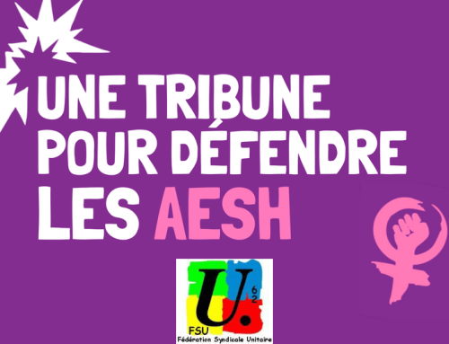 Tribune : L’école inclusive ne peut pas reposer sur la précarité organisée de celles qui la font vivre