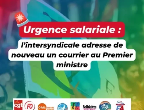 Urgence salariale : l’intersyndicale adresse de nouveau un courrier au Premier ministre