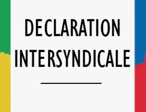 Déclaration des 8 organisations syndicales représentatives de la Fonction publique